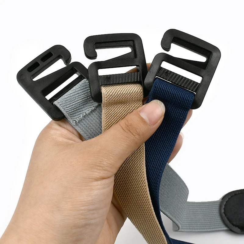 1Pc Deepeel 2.5cm Adult Mens Suspenders Harness Man Invisible 3 Clip Braces Elastic Adjust Strap Suspender Men for Shirts Pants 250515