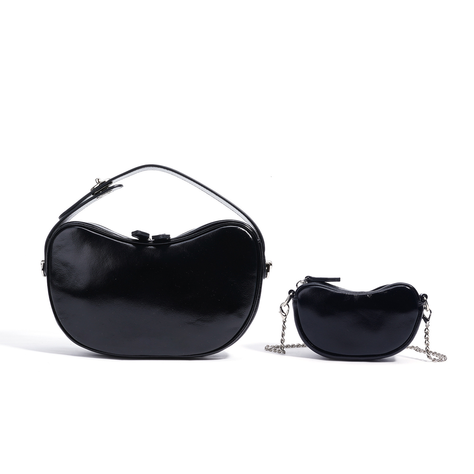 2025S designer pea sheepskin fashionable cashew niche design shoulder temperament high-end mother and child crossbody women bag