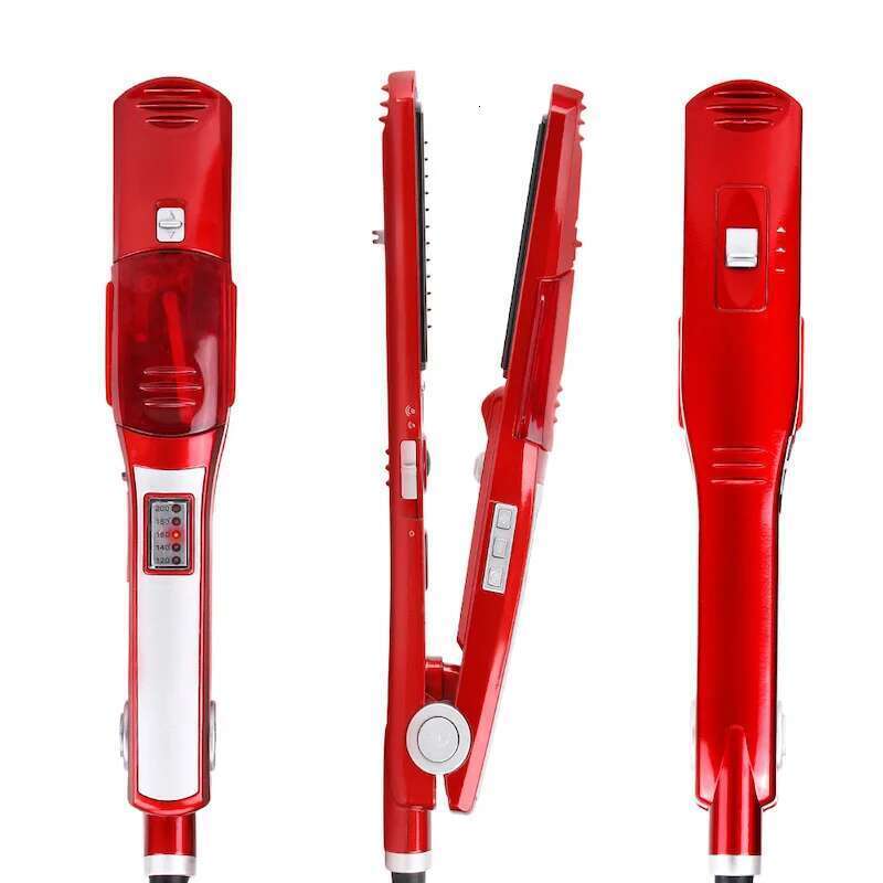 Profession Steam Straightener Straightening Irons Brush Ceramic Flat Perfect Protection of Straight Hair Iron