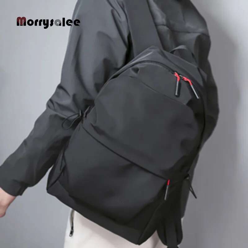 New Men For 15.0 Inches Laptop 2024 Back Pack Large Capacity Students Backpack Pleated Casual Style Bag Water