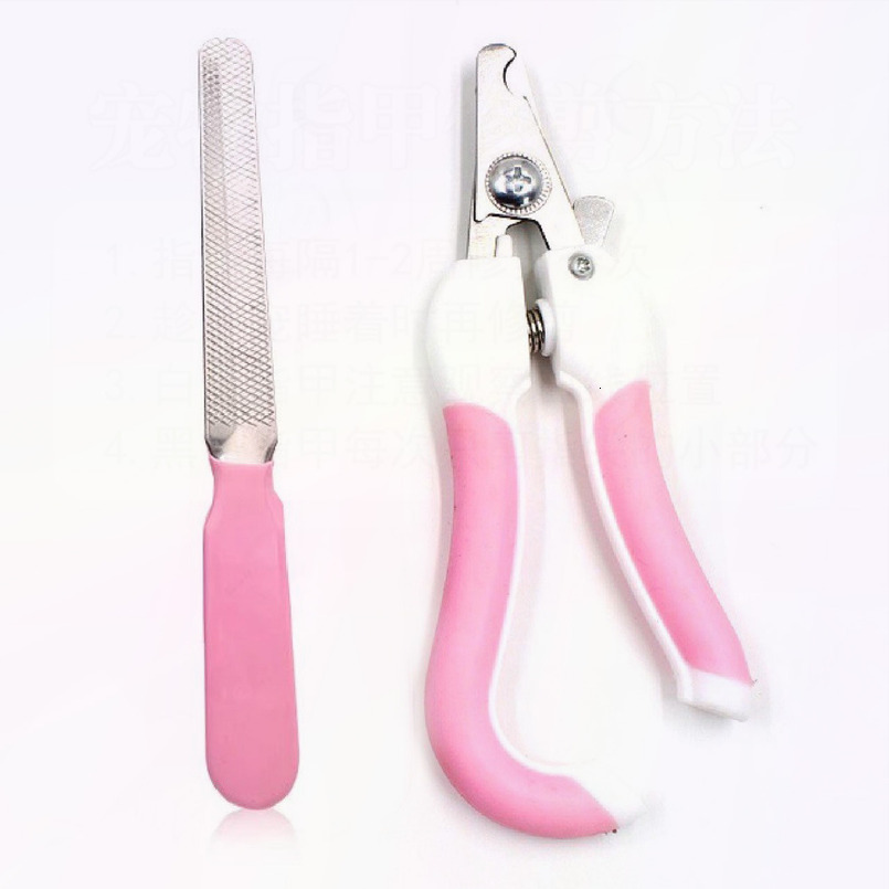 Pet Grooming Kit With Universal Clipping & File Tools For Cats & Dogs - Includes Nail Clipper Set 2Pcs