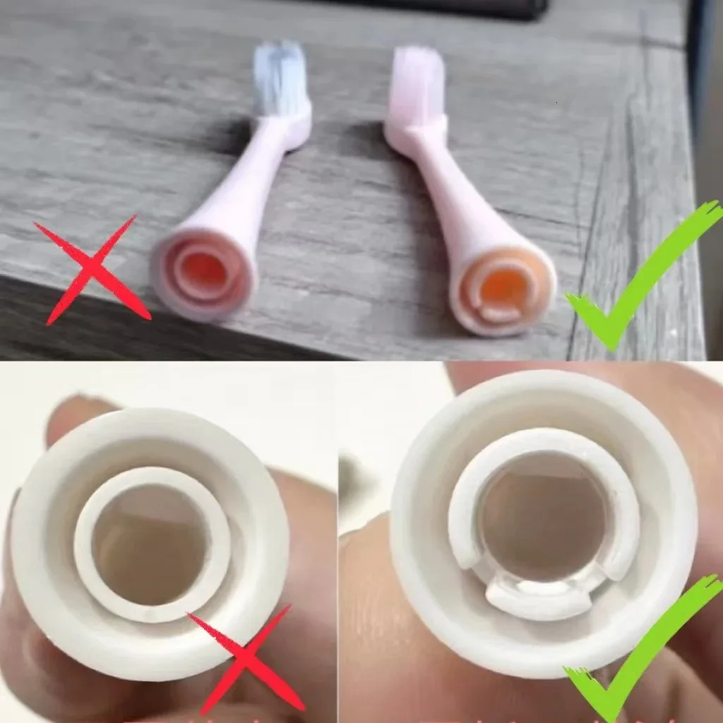 X-3 Toothbrush Replacement Heads For X.Q.M.Q X-3/ZD-X3/ZV80 Sonic Electric Toothbrush Soft DuPont Bristles Nozzles 250516