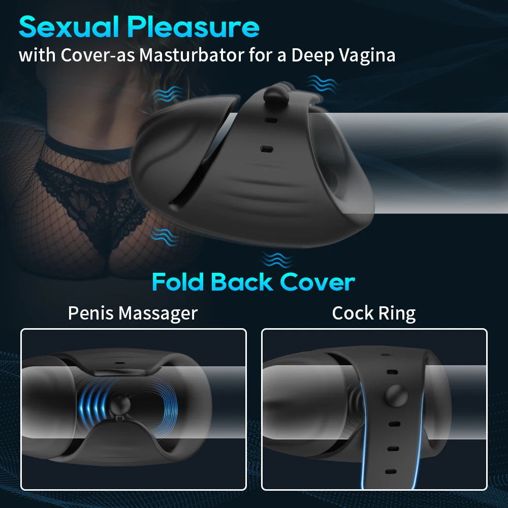 Bluetooth Penis Vibrator for Men Penis Delay Trainer Sex Machine Glans Massager Male Masturbator Sex Toys for Men Adult Goods 250515