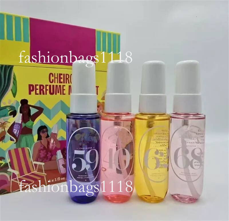 CHEIROSA 62 SET PERFUME Brazilian MIST 68 40 59 Gift Set BRUME PARFUME Body new Mist Spray 30Ml*4 30Ml*4