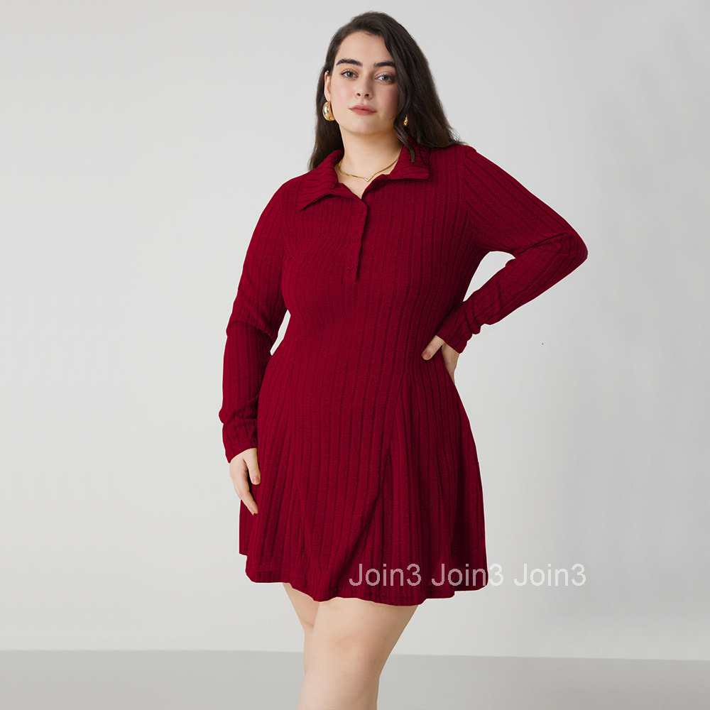 Womens Clothing Queen Commuting Style Red Dress Autumn/winter Fashion Versatile A-line Short Skirt