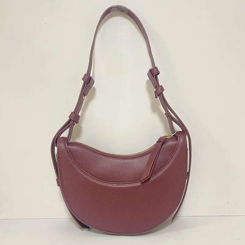2025 New Fashion Women Storage Casual Outdoor Retro Ladies Crescent-shaped Luxurious Design PU Leather Crossbody Bag