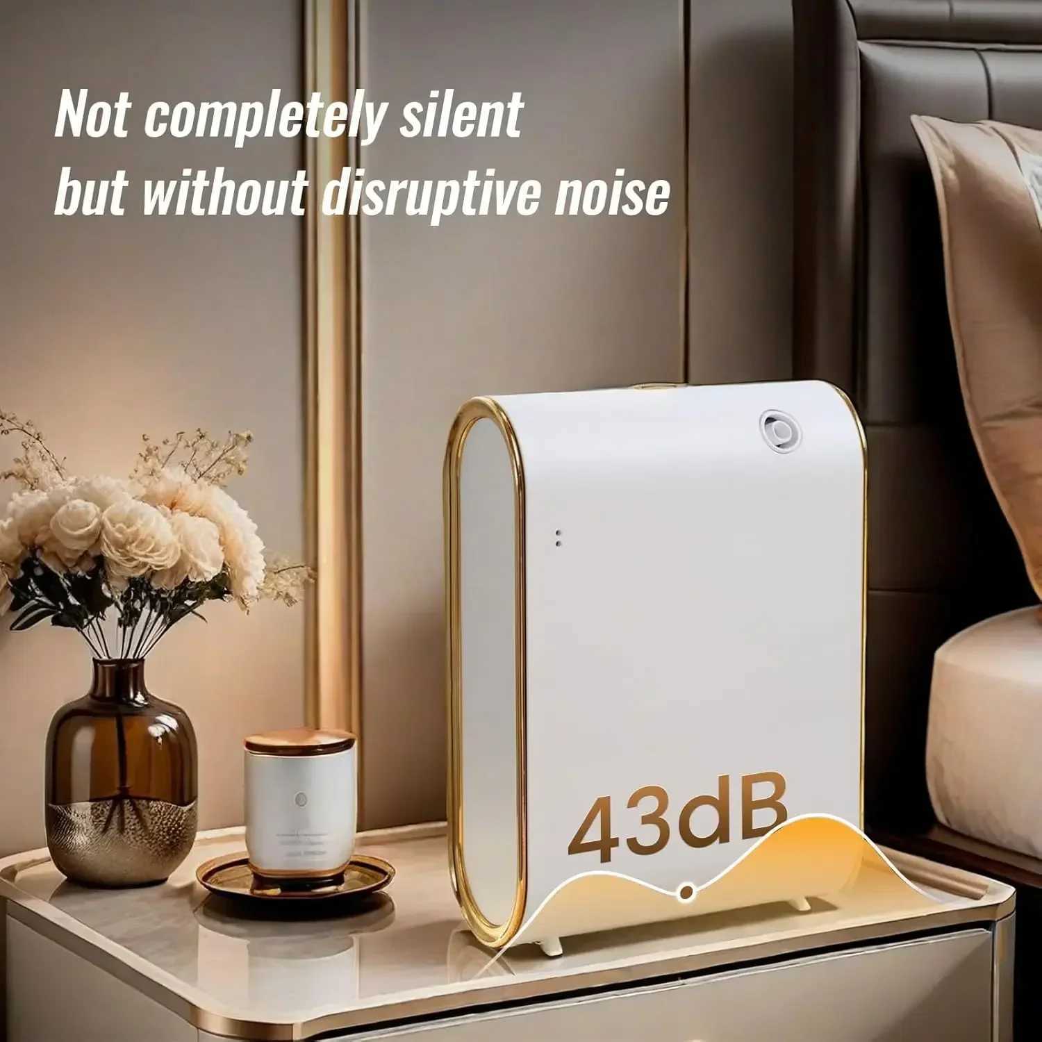 Bluetooth Waterless Fragrance Diffuser Smart Machine for Home Essential Oil Diffuser 1500 Sq Ft Coverage Scent Air Diffuser W250516