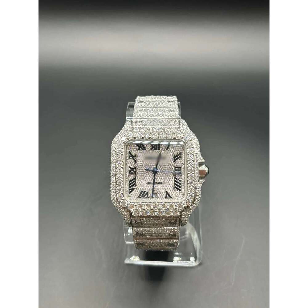 Watch Watches, Fully Automatic VVV Moissanite Dia Iced Out Top Designer Free fast delivery aaa+ Fashionable watch VVS