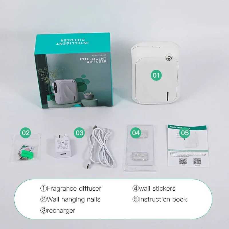 NAMSTE Hotel Scent Diffuser 200m Wall Mounted Essential Oil Diffuser Scent Machine Fragrance Launcher Device For Living Room W250516