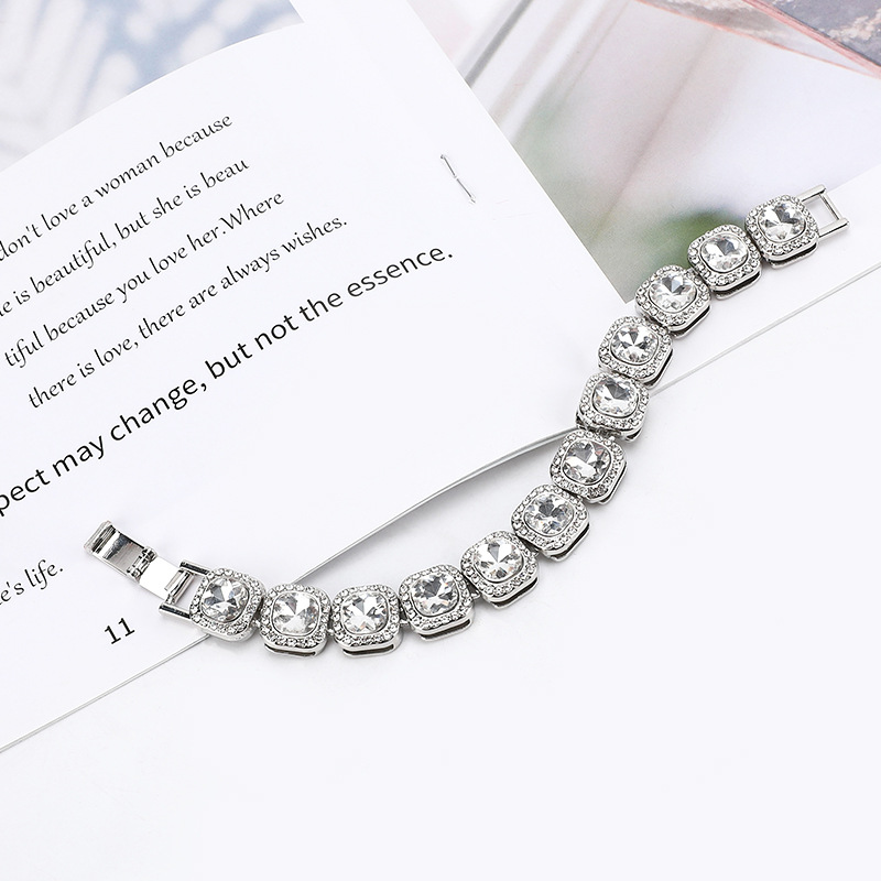 New 12mm Glass Ice Sugar Cuban Link Necklace for Men, Hip Hop Style, Trendy Fashion Alloy Chain, Gold/Silver Color with AAA Crystal