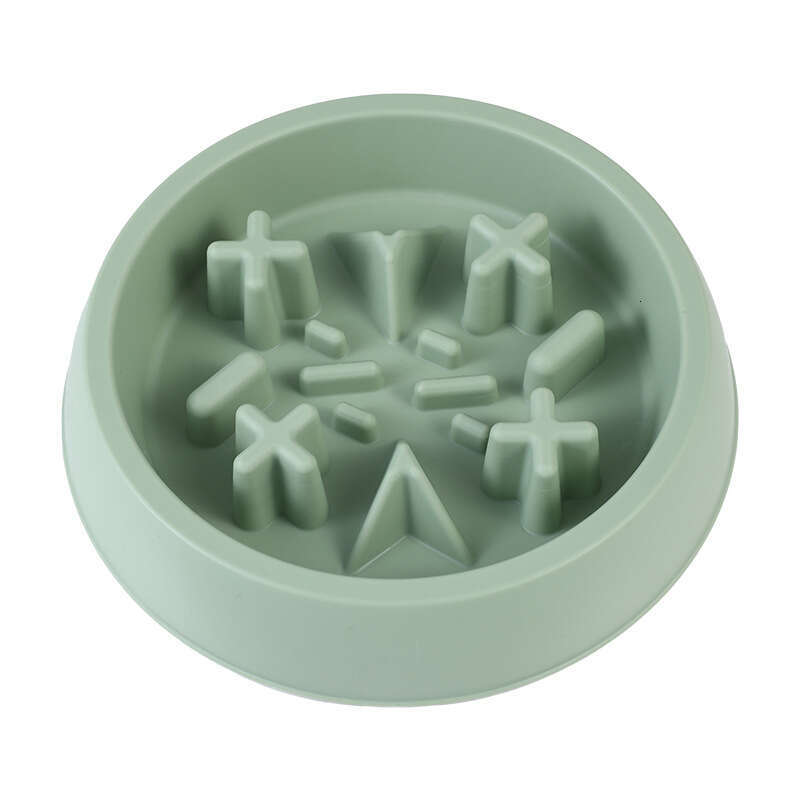 New and Choking Cat Teddy Rice Slow Food Anti Overturning Dog Bowl Pet Supplies