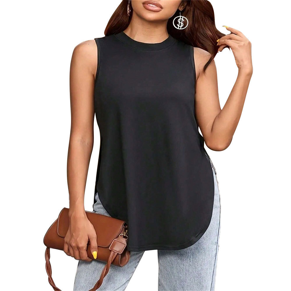 2025basic Plus Size Womens Fashion Simple T-shirt Versatile Commuting Casual Style Mid Length Top