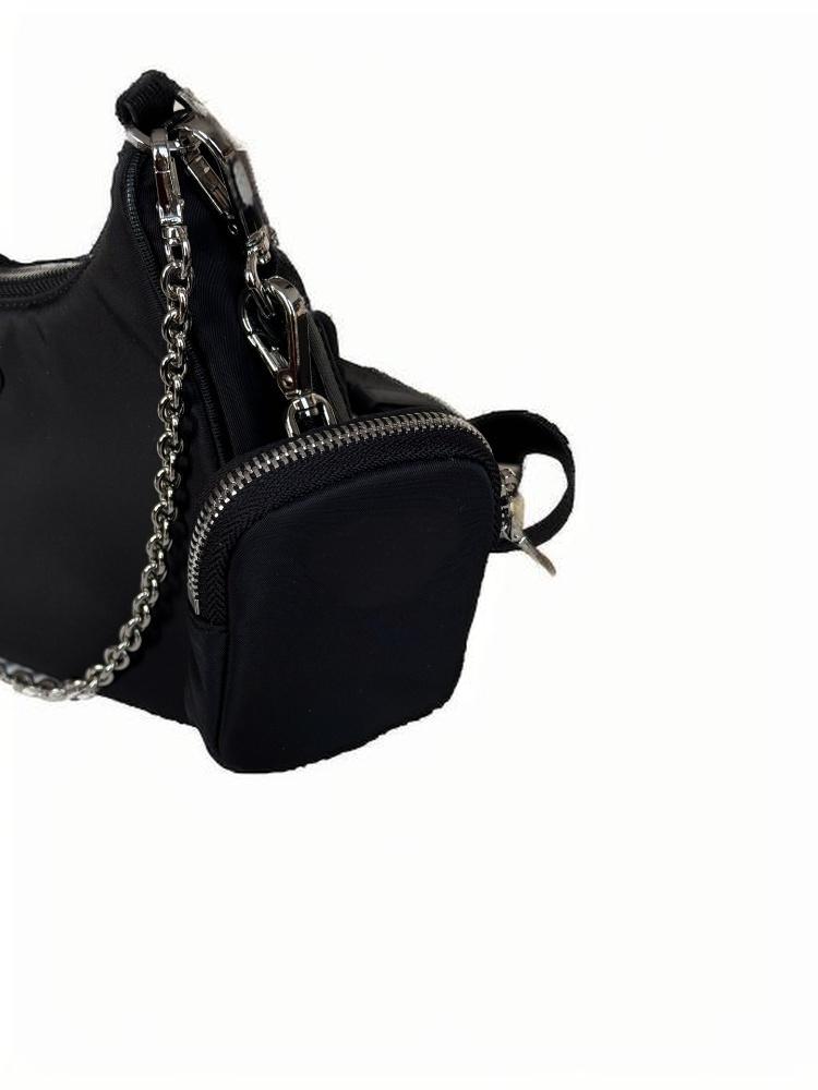 2025 casual women's bag new style armpit chain three in one shoulder bag versatile crossbody bag