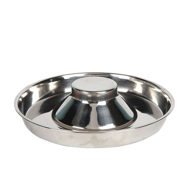 Stainless steel pet bowl, slow dogs, universal choking anti obesity stop food bowl for cats and dogs