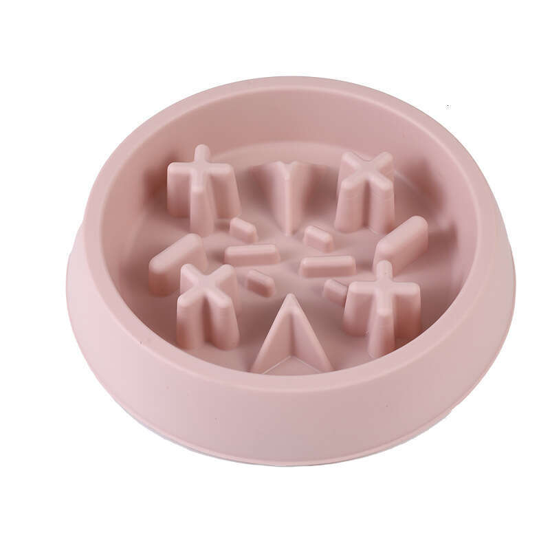 New and Choking Cat Teddy Rice Slow Food Anti Overturning Dog Bowl Pet Supplies