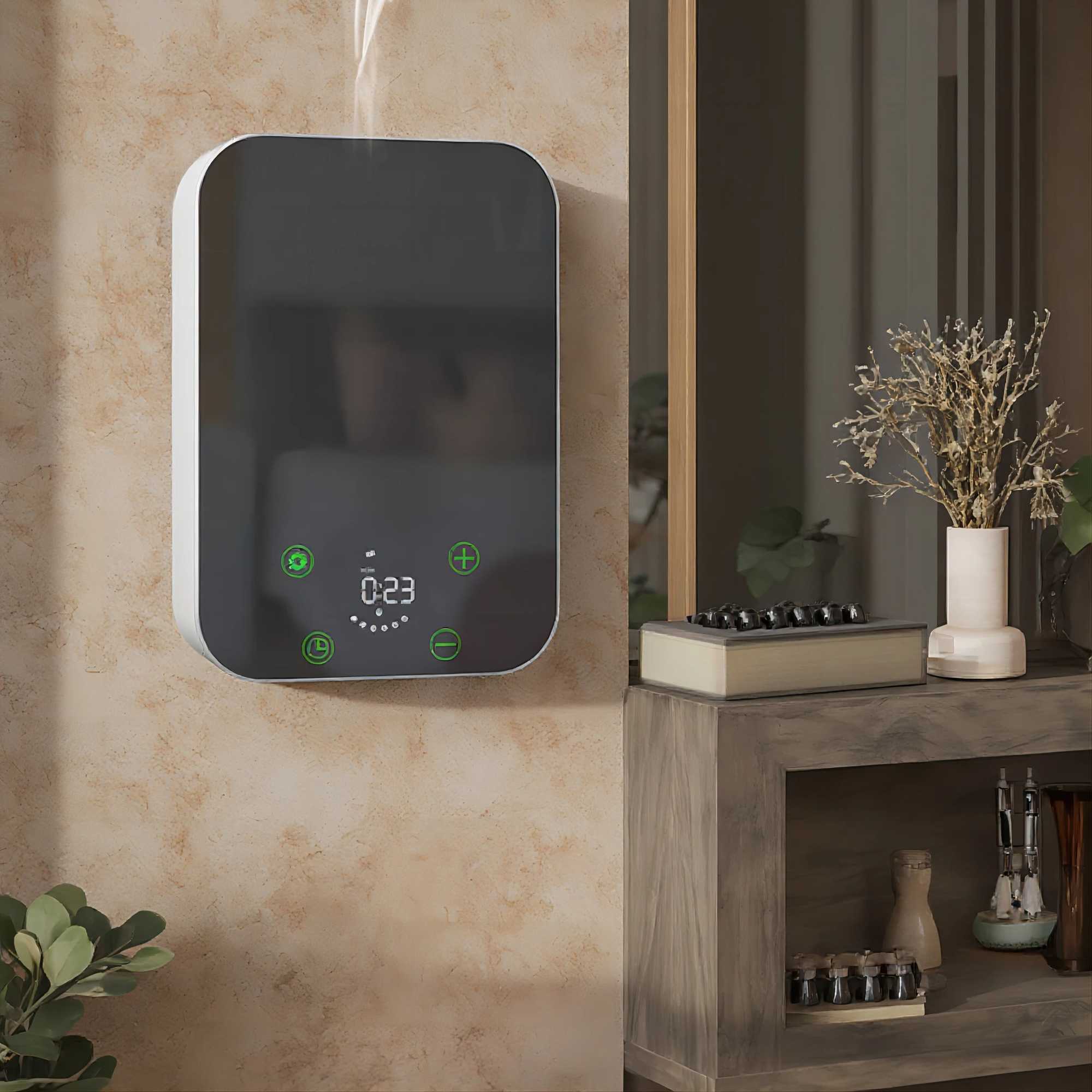 Scent Machine Electric Aroma Nebulizer Scent Diffuser Machine Home Air Fragrance Machine Wall-Mountable for Home/Hotels/Gyms W250516