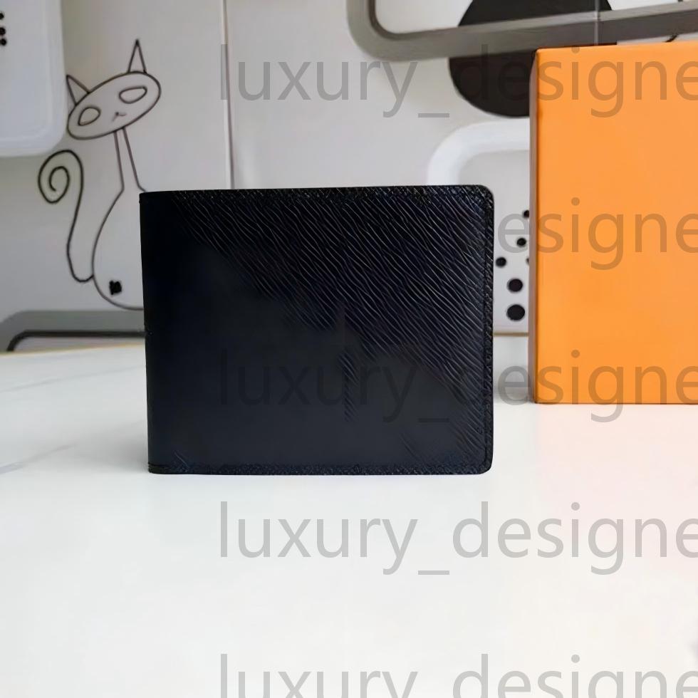 Designer Men Wallets Fashion Leather Purses High Quality Luxury Classic Coin Purse Credit Card Key Wallet With box