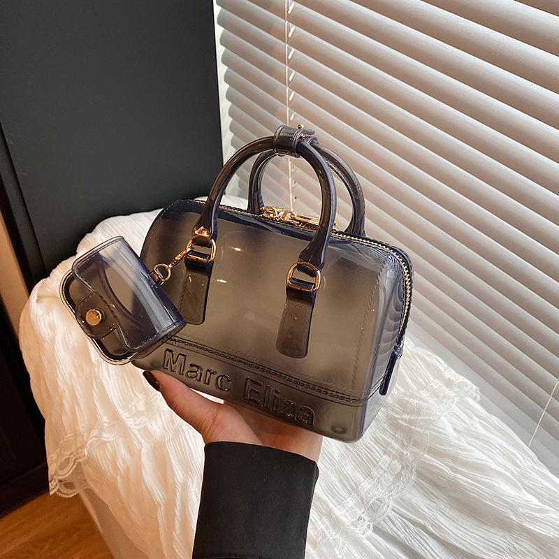 2025S designer women summer fashion shoulder crossbody versatile macaron color hand-held pillow jelly bag