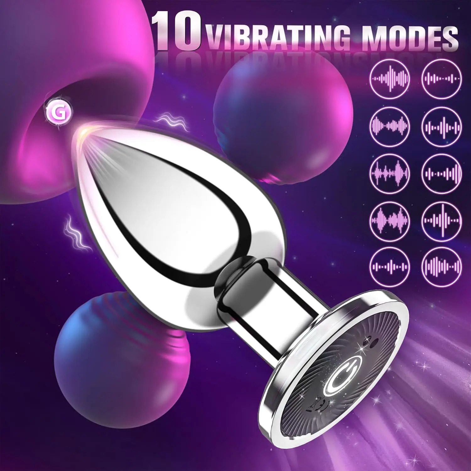 Adult Sex Toys Metal Double-Ended Anal Plug Couple Flirt Male and Female Anal Dildo G-Spot Massage Sm Woman Plug Masturbator 250515