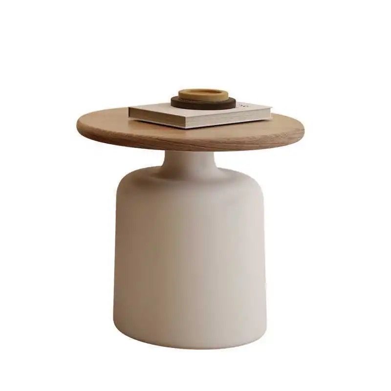 B5162 Simple and stylish apartment coffee table living room cream style small apartment net red iron coffee table