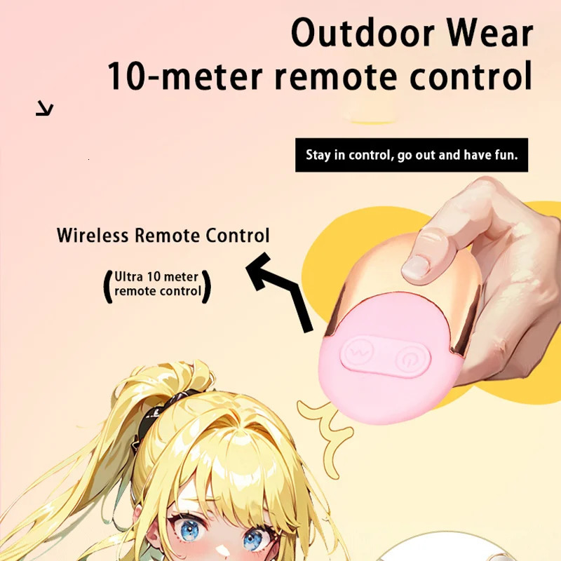 Remote Control Female Vibrator Wearing Travel BDSM Egg Vibrator Female Adult Products USB Charging G-Spot Orgasm 250515