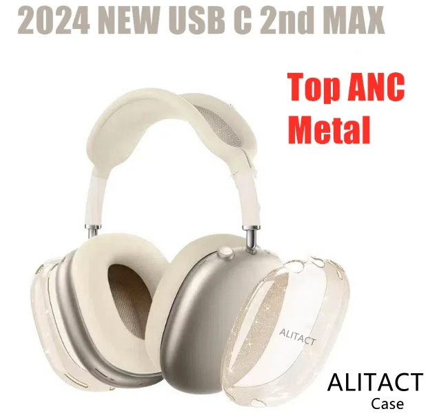 USA Stock for ANC Metal max pro 2 3 4 Headband Headphone Accessories Transparent Waterproof Protective case Maxs Headphones Smart Cover