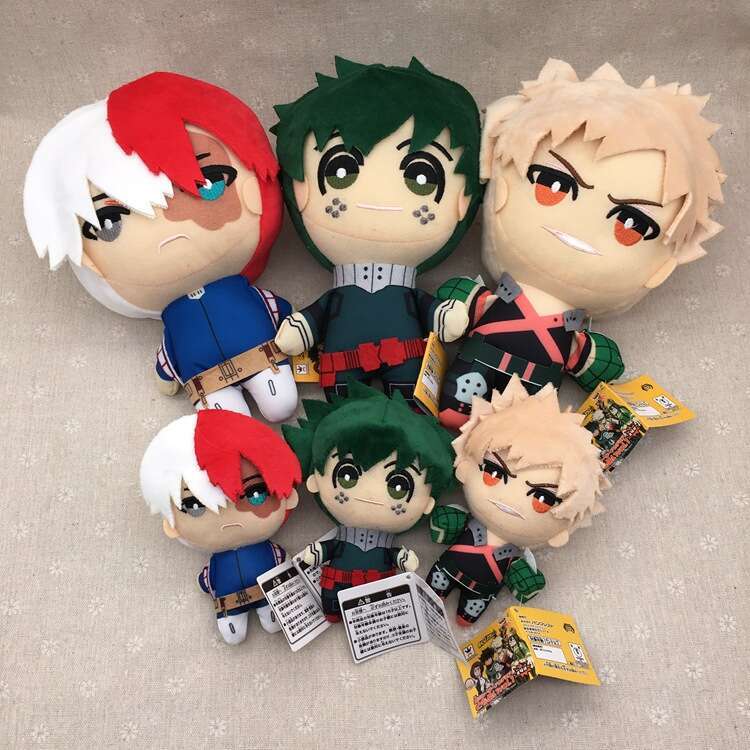 My Hero Academy Plush Keychain Ragdoll Anime Doll Gift Pendant