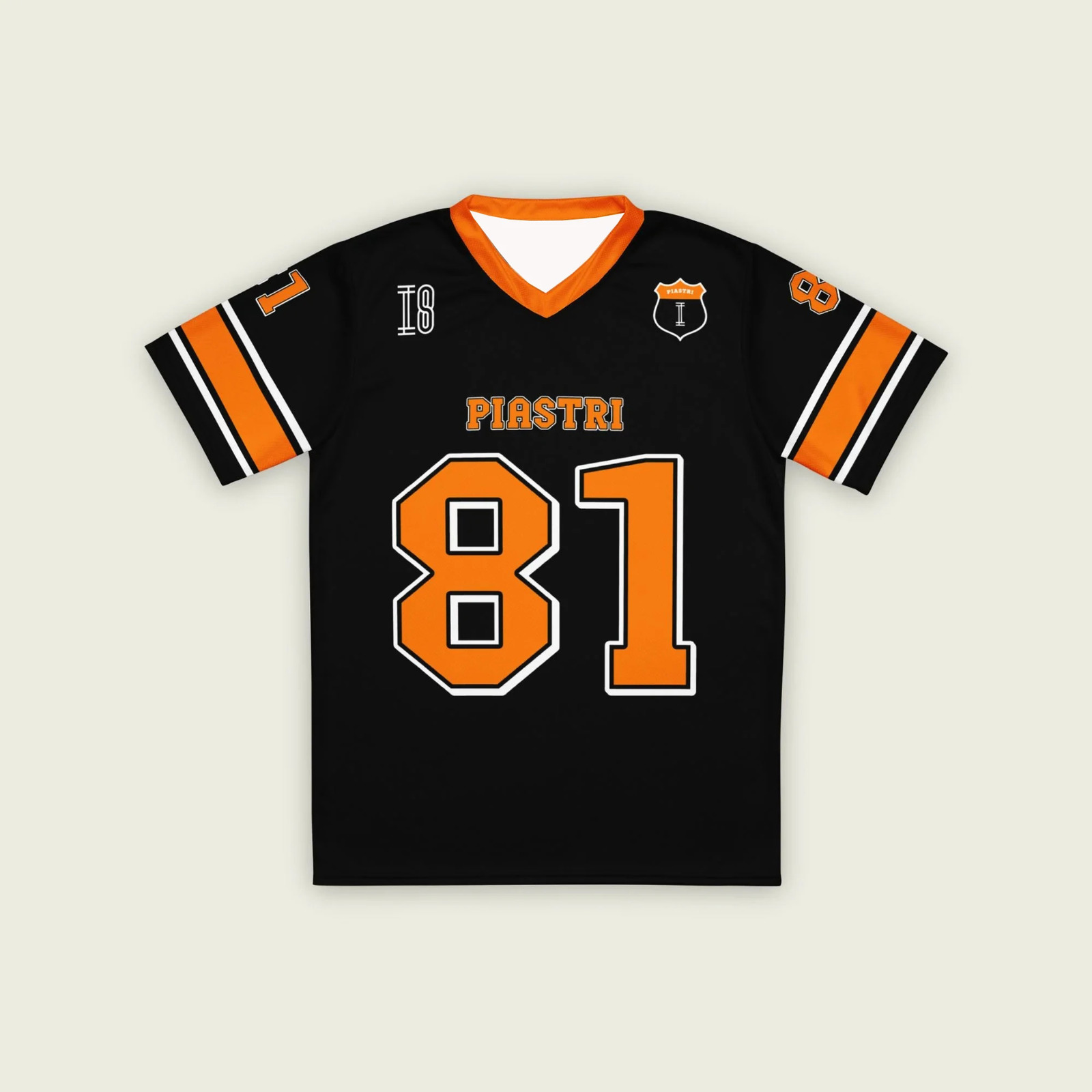 Summer Womens Fashion Vneck Tshirt Oscar Piastri Shirt Mens Loose Breathable Quick Drying McLaren Sportswear 250407