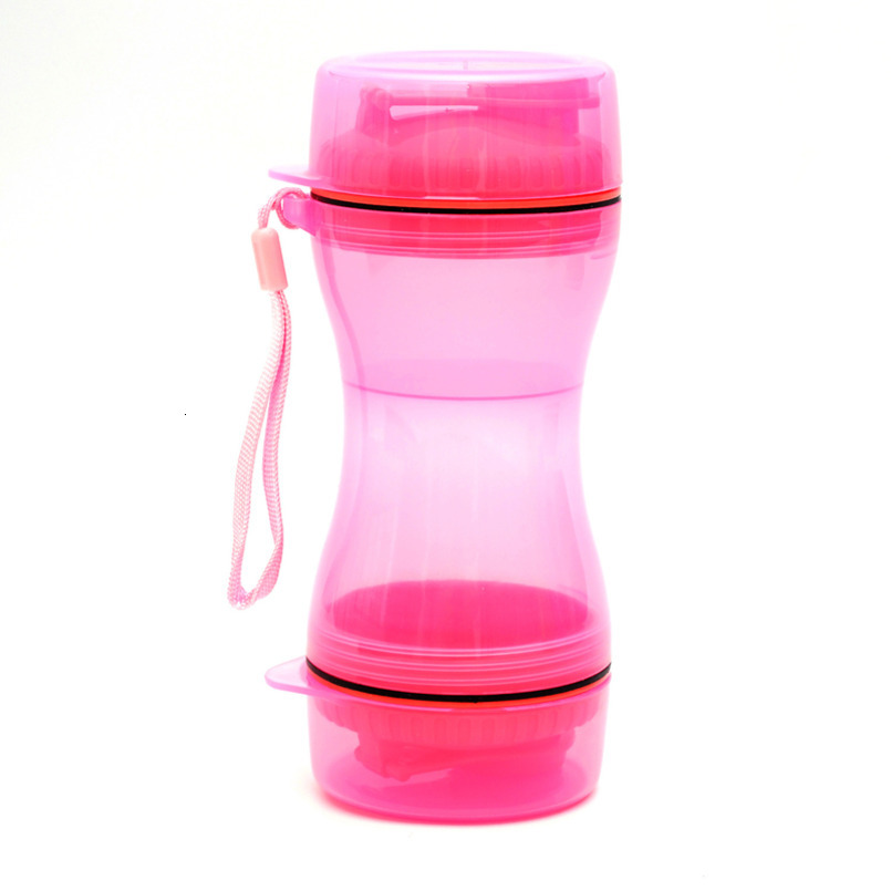 Outdoor Pet Kettle Bottle For Dogs, Non Wetting Mouth, Accompanying Food Cup, Supplies, Water Dispenser