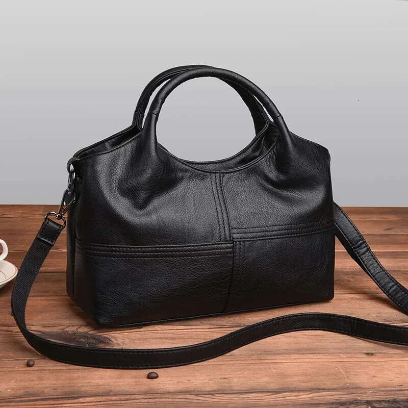 High Quality Women Soft PU Leather Handbag Casual Female Messenger Solid Shoulder Ladies Crossbody Bag