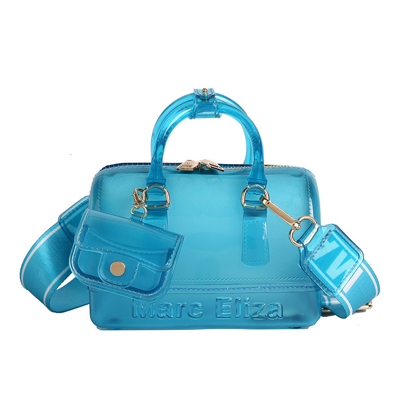 2025S designer women summer fashion shoulder crossbody versatile macaron color hand-held pillow jelly bag