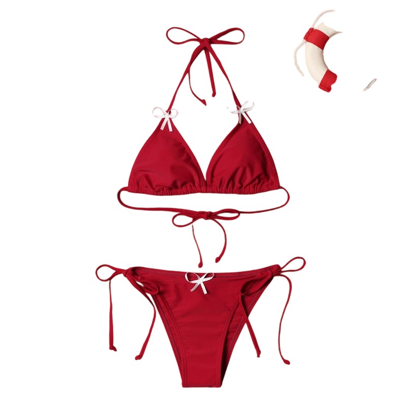 Bikini summer sexy beach bikini split swimsuit island hot spring vacation high-quality clothing fashion