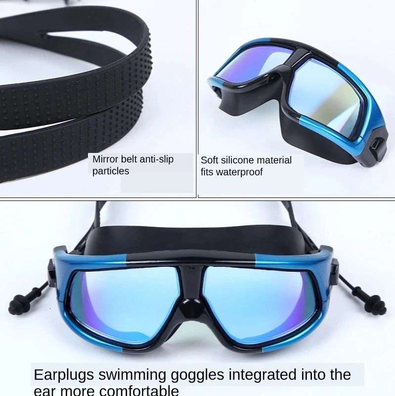 Swimming Goggles Nearsighted Swim Goggles Anti Fog UV Prescription Swim Goggles Myopia Swimming Glasses 250516bj
