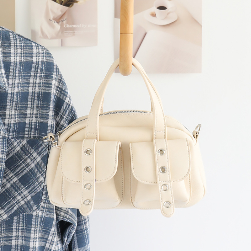 2025S designer Korean version casual handbag small square women versatile texture soft leather shoulder French stick niche simple crossbody bag