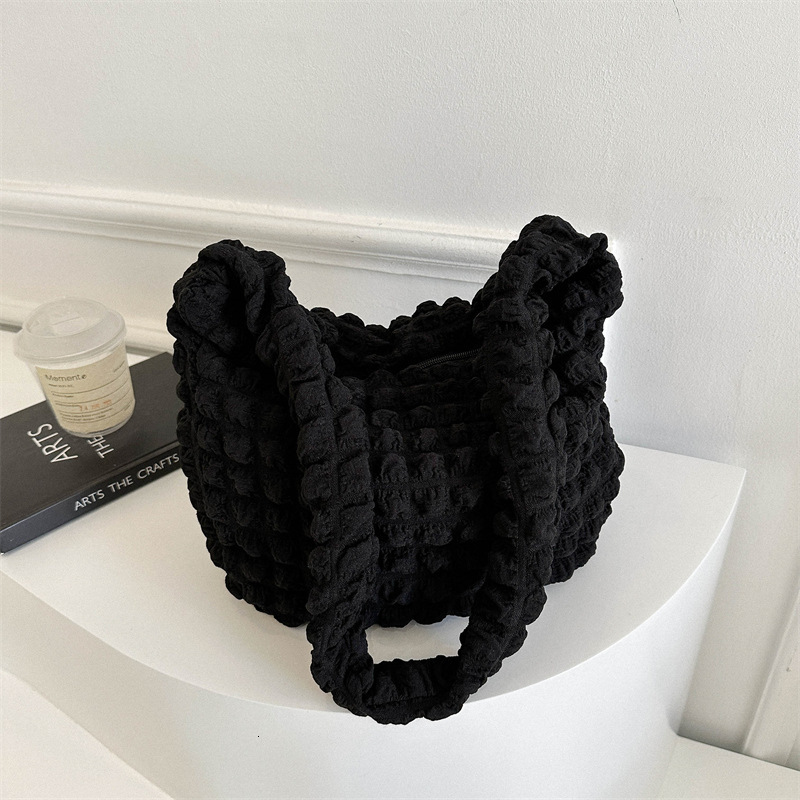 Free Delivery Designer Bag Internet Celebrity High End Crossbody Bubble Gauze Single Shoulder Armpit Autumn Large Capacity Casual Women's Luxury 