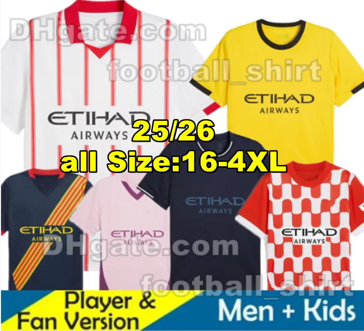 25 26 STUANI Gironas FC soccer jerseys CASTELLANOS VALERY TONI BORJA GARCIA VILLA ALEIX GARCIA 2024 2025 2026 home away shirts Camiseta de Men kids kit football
