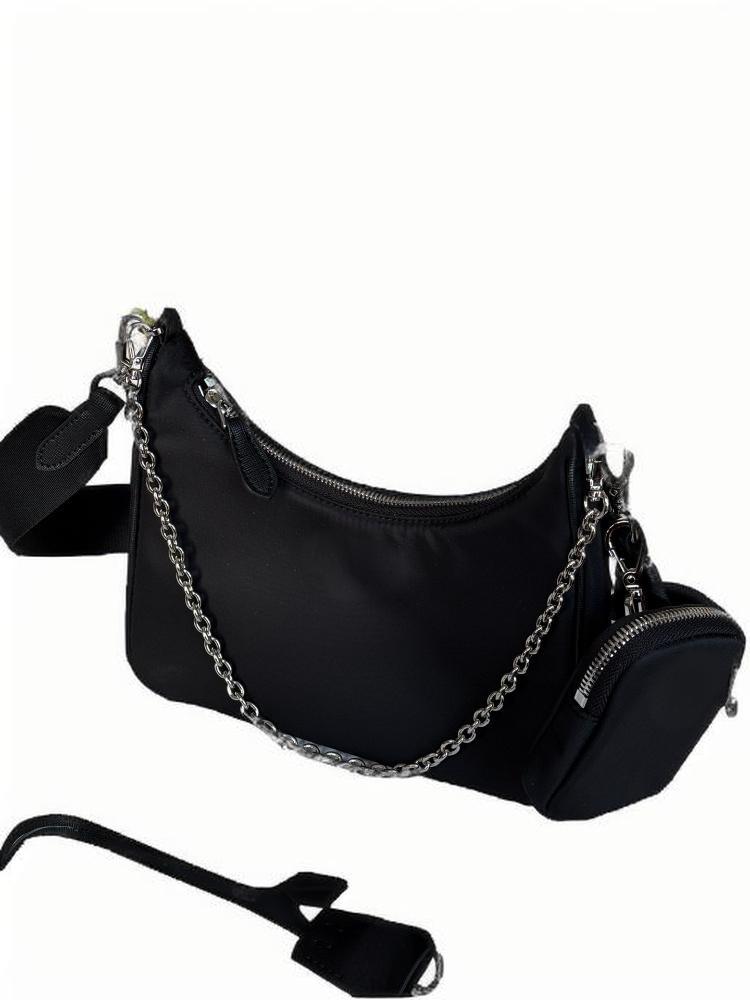 2025 casual women's bag new style armpit chain three in one shoulder bag versatile crossbody bag