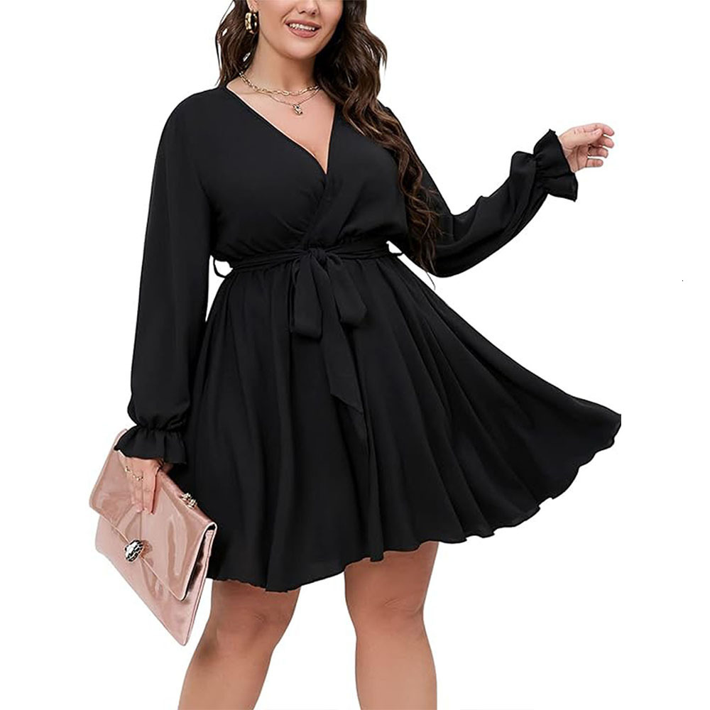Large Womens Fashion Dress Autumn/winter Queen Fairy Elastic Waist Medium Long Dress