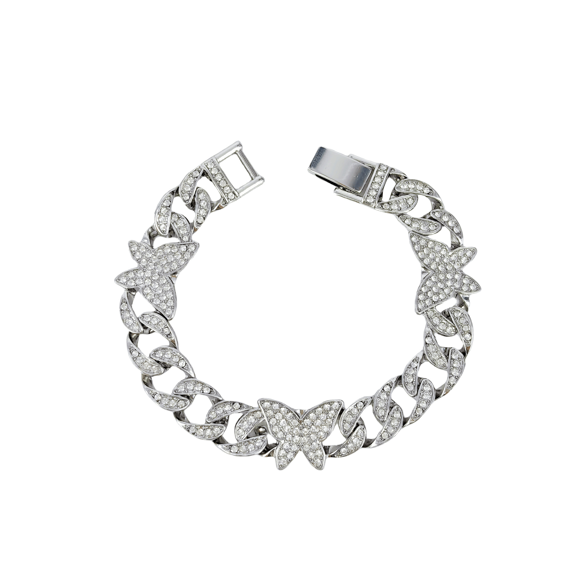Chic Urban Fashion Statement Piece - Glittering Diamond Accent Choker Ideal For Both Genders