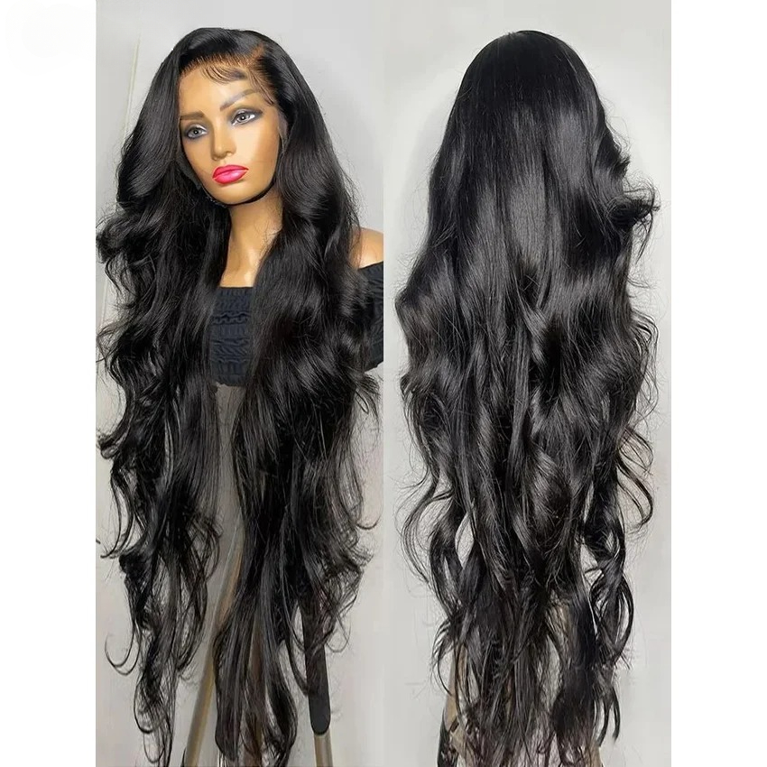 40 Inch Loose Deep Wave Frontal Wig Human Hair 13X6 Lace Front Wigs For Women Nature Wave Curly 360 Full HD Lace Wig Preplucked
