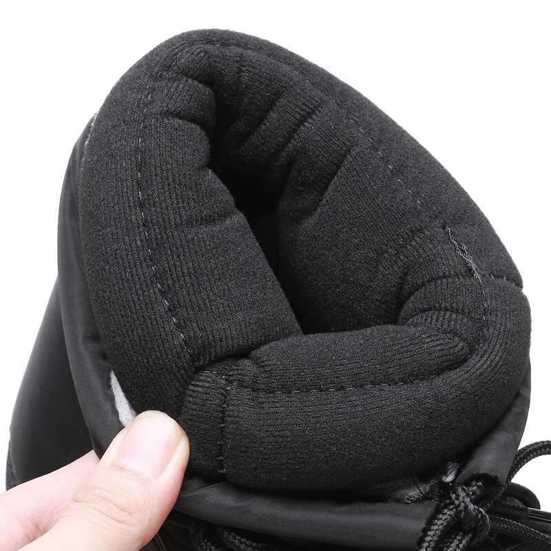 2024 Winter Lace-up Ankle Women Snow Brand Design Classic Platform Waterproof Non-slip Cotton Woman Ski Boots