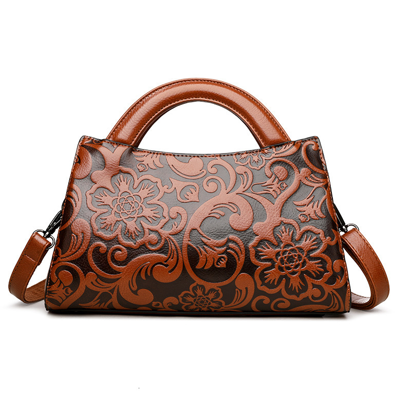 2025S designer shoulder embossed texture commuting handbag Chinese style simple and versatile casual women tote bag