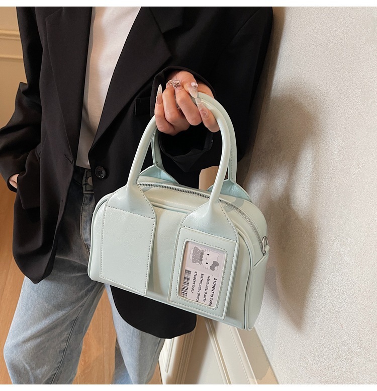 2025 Designer Bag New Women's Handheld Boston Shoulder Bag Fashion Cartoon Cat Shaped Small Square Bag Casual Storage Crossbody Bag Free Shipping