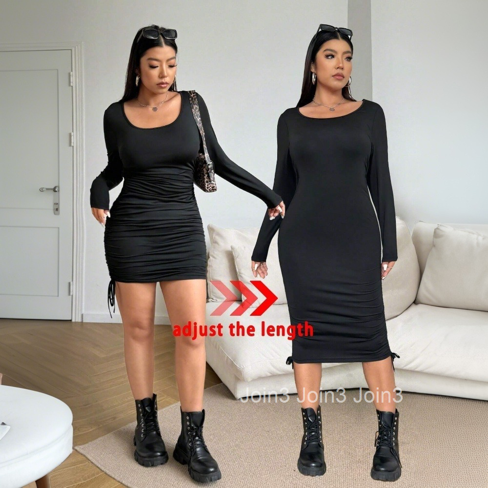 Womens Sexy Pure Desire Style Dress Autumn/winter New Wrinkle Slimming Short Skirt