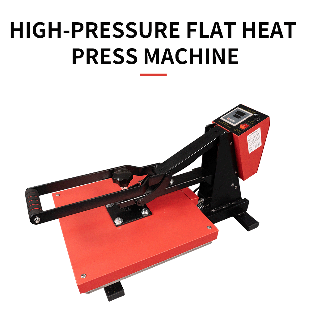 Semi-Automatic Heat Press Machine for T-Shirts - Size: 38x38 Inches