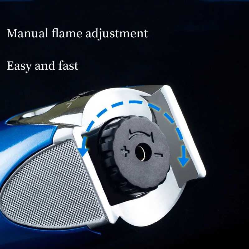 Jobon Cigar Lighter Mini Ignition Gun Gas Lighters Smoking Gadgets Butane Torch Lighter Kitchen Lighter Very Cool Gift For MenT250516
