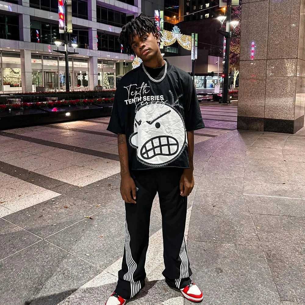 Y2K T Shirt Streetwear Men Women Clothing Cartoon Kid Graphic Print Short Sleeve Harajuku Hip Hop Trendy New Oversized T Shirt X250516