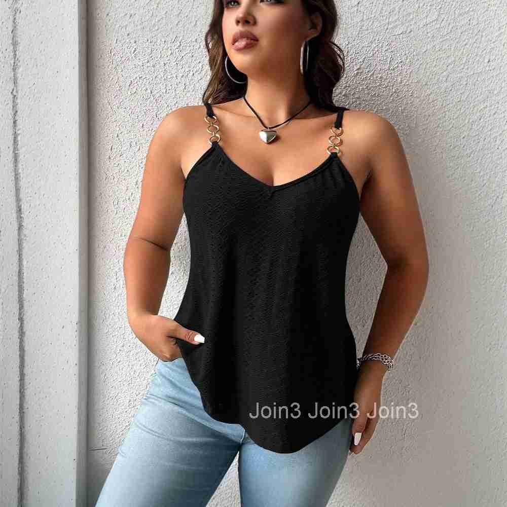 2025 New Camisole Vest for Spring and Summer Simple and Sexy Spicy Girl Wearing Sleeveless Top for Outerwear