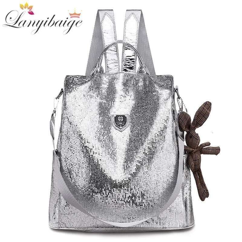 2024Fashion Anti Theft Women Backpacks Large Capacity Travel School Bags Soft Leather Casual Lides Shoulder Bag Bagpack M Ochila
