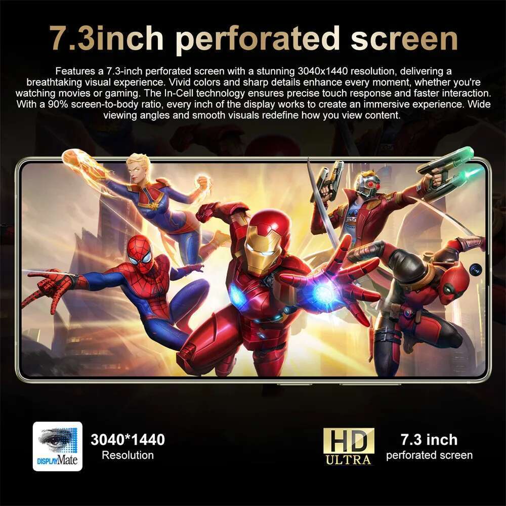 2025 Cellphones S25 Ultra 7.3Hd Original Mobile Phones 4G 5G Dual SIM Card Smartphone 7800Mah Android 14 Global Version Cell Phone